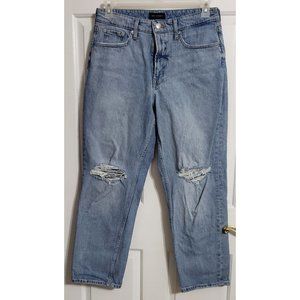 Free Assembly Jeans Womens Size 12 Distressed Blue